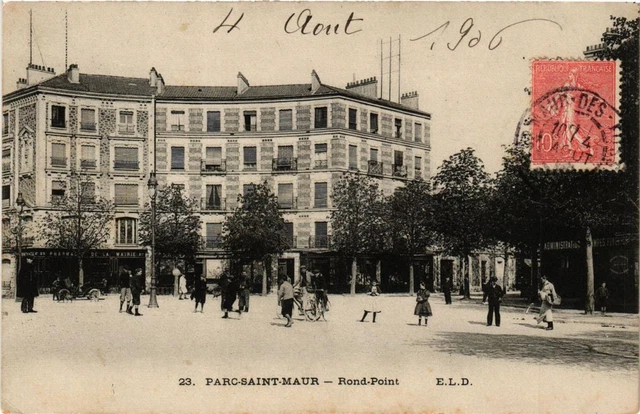 CPA AK Parc St-MAUR Rond-Point (672074)