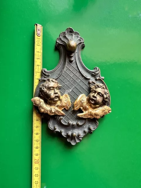 Cornice A Rilievo In Bronzo Con Putti Angeli
