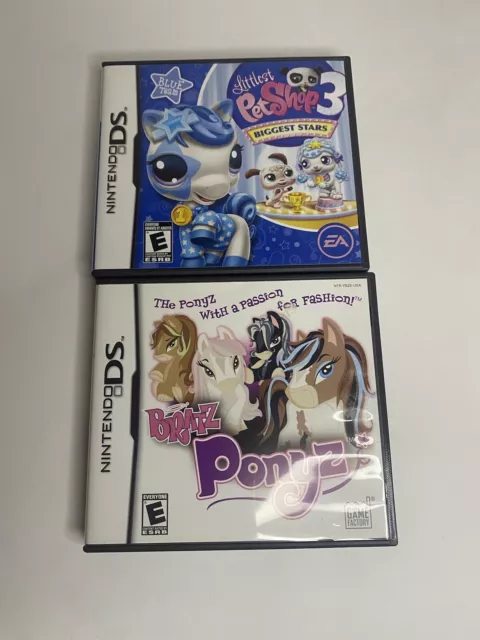 Pick Nintendo DS Video Game Lot Petz Imagine Littlest Pet Shop Educational  Fun