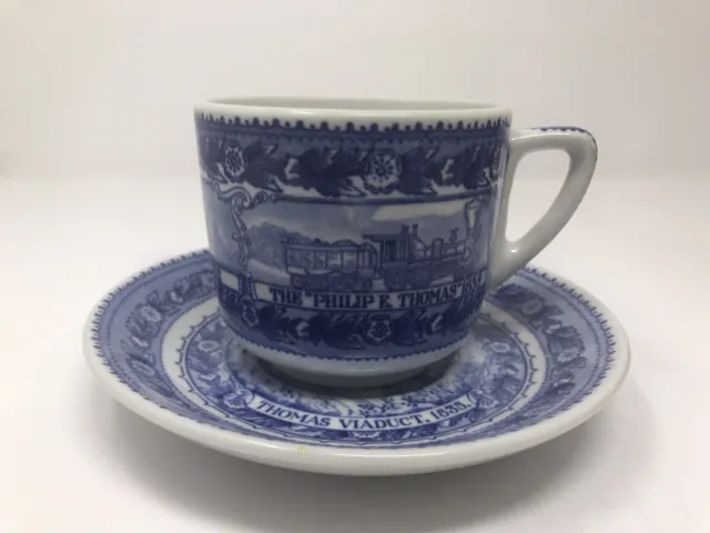 B&O cup & saucer set Baltimore & Ohio Railroad   Shenango China coffee