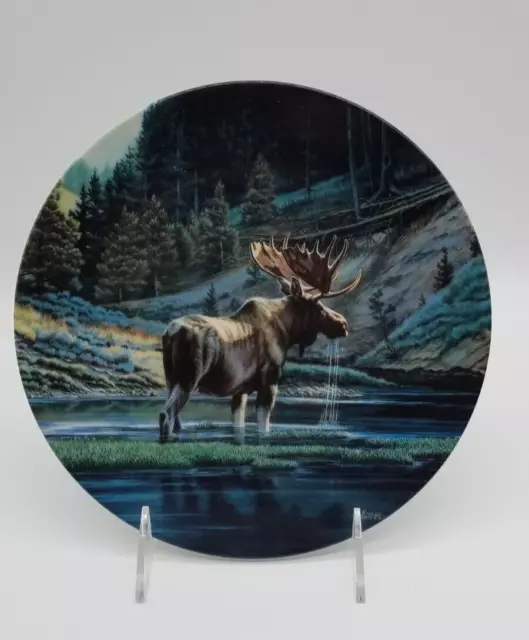 Dominion China " The Moose " Plate By Paul Krapf  1989