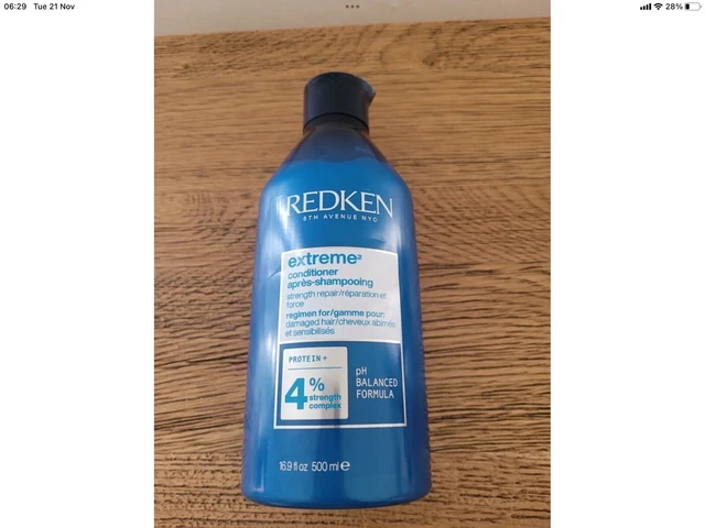 1 x 500ml Brand New Redken Extreme Conditioner Protein+ 4% Strength Complex