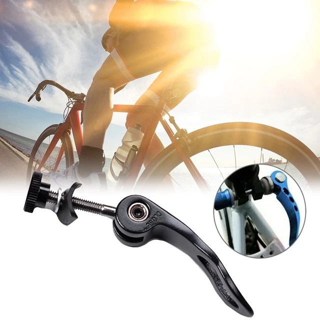 Boulon De Serrage Rapide Pour Tige De Selle De Vélo - M6 X 45mm - Alliage Aluminium - Noir