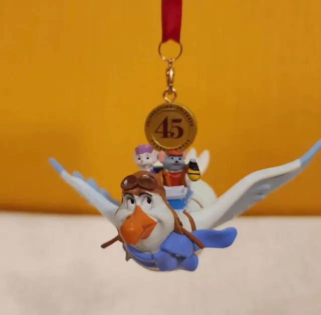 DISNEY THE RESCUERS Sketchbook Ornament 45th Anniversary Legacy