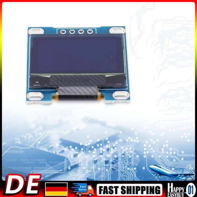 Display Oled Arduino Display OLED 1.3" Per Arduino E Raspberry Pi - 128x64 Pixel, Interfaccia I2C/IIC, Bianco | Ideale Per Progetti DIY Videoproiettore Led - Foto 3