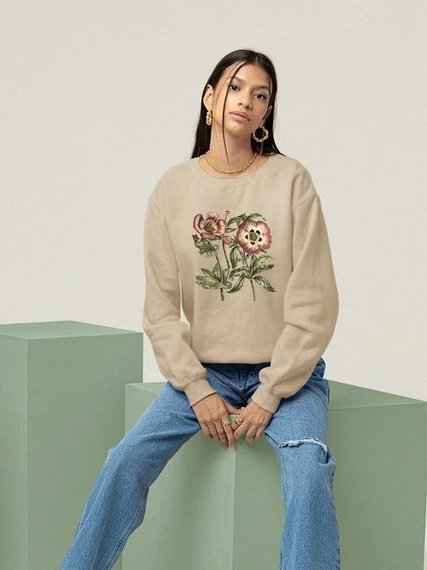 Framboise Floral Iv Sweatshirt -Sydenham Edwards Designs