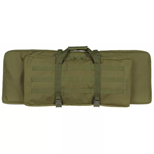 MFH Backpack Bag for 2 Rifle Airsoft Paintball Od Green Ca. 95 x 35 X 8 CM