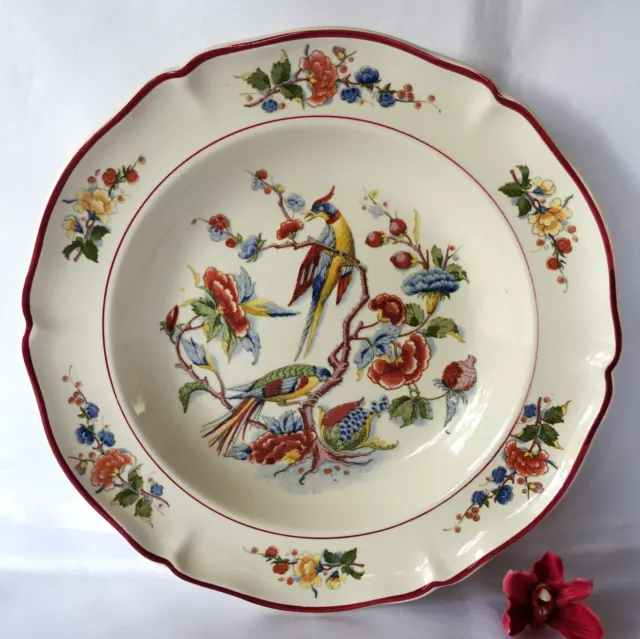 1 Villeroy & Boch Phoenix rot 1570 Suppenteller Teller Ø ca. 25,5 cm / ev 474(1)