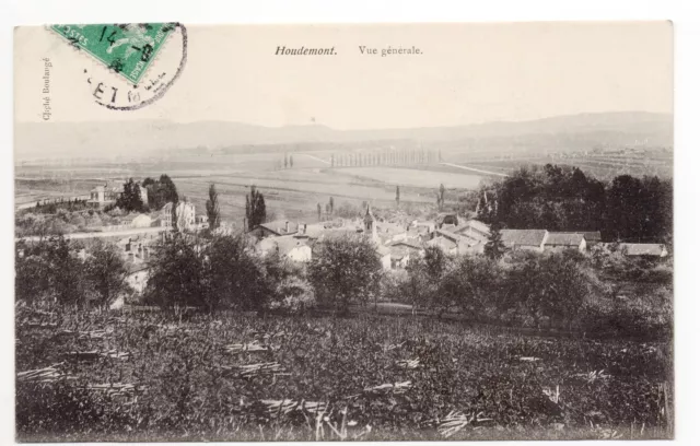 HOUDEMONT Meurthe et moselle CPA 54 general view of the village in 1908