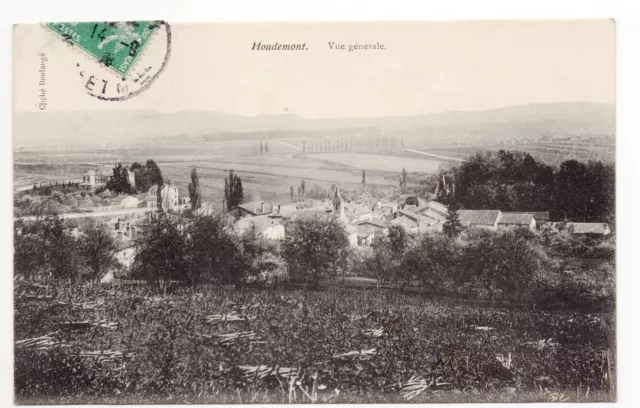 HOUDEMONT Meurthe et moselle CPA 54 vue génerale du village en 1908