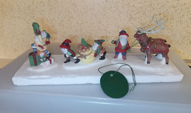 Department 56 Santas Little Helpers Dickens Heritage Village 56103 Elves Dept 56