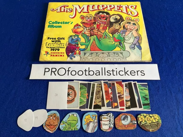 Panini The Muppets 1979 Album Stickers Pick Or Choose Your Numbers