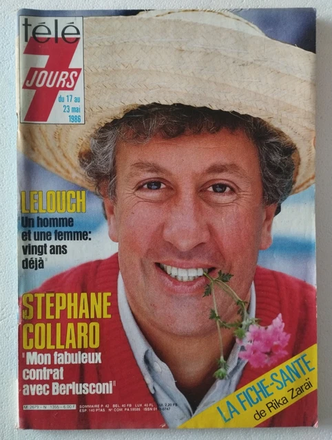 TÉLÉ 7 JOURS N° 1355 de mai 1986 Collaro EUR 7,00 - PicClick FR