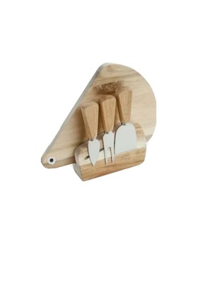 Brandani Tagliere Premium Acacia Rotondo 53568 Brandani 40cm con Scanalatura 