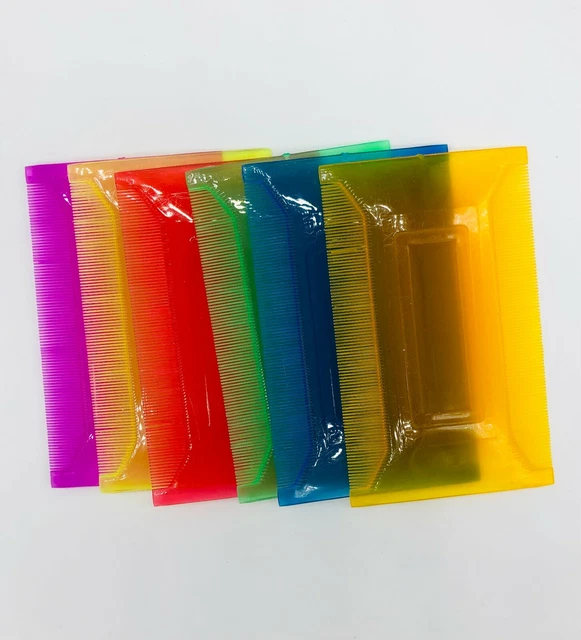 Stylish Slim Lice,Dandruff and Dust Narrow Comb Multi Colours for Women and Men