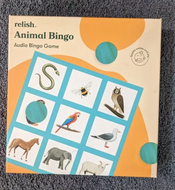 relish Animal Bingo - Audio Bingo Game
