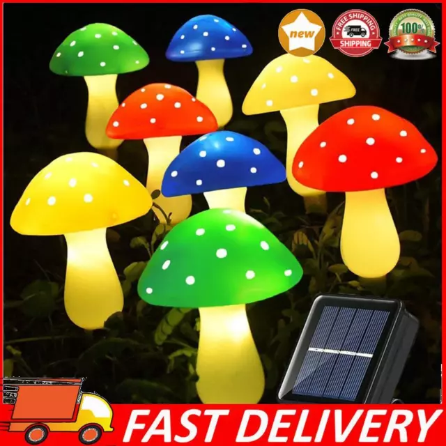 1 Drag 4/6/8 Decorative Lights Lighting Ornaments Solar Mushroom Landscape Light