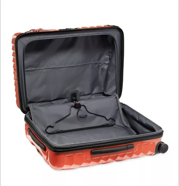 NEW Tumi 19 Degree Short Trip Expandable 4 Wheel Packing Suit Case CORAL ORANGE 9