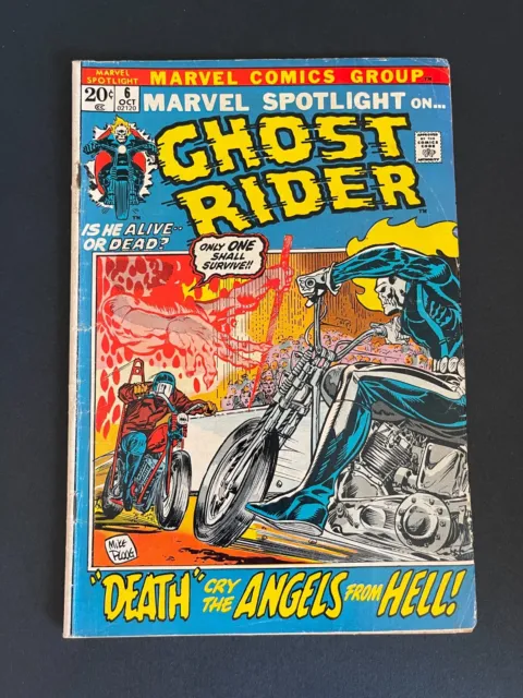Marvel Spotlight #6 -  2nd Appearance of Ghost Rider (Marvel, 1972) VG