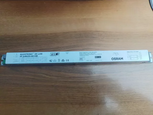 Osram Ledvance Quicktronic De Luxe EVG Vorschaltgerät HF 2x58/230-240 DIM dimmba