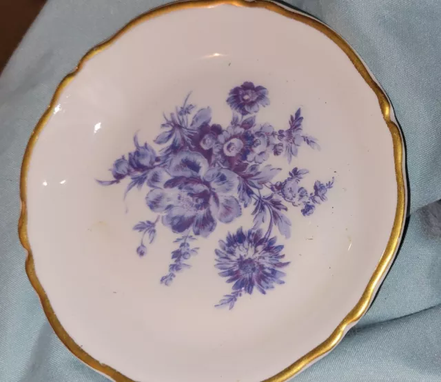 LIMOGES France Small Saucer 1960'S