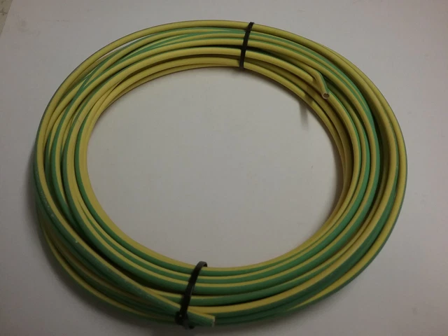 Cavo Terra 16mm Verde Giallo 18m LSOH Incollaggio 6491x Singolo Core CONSEGNA GRATUITA 