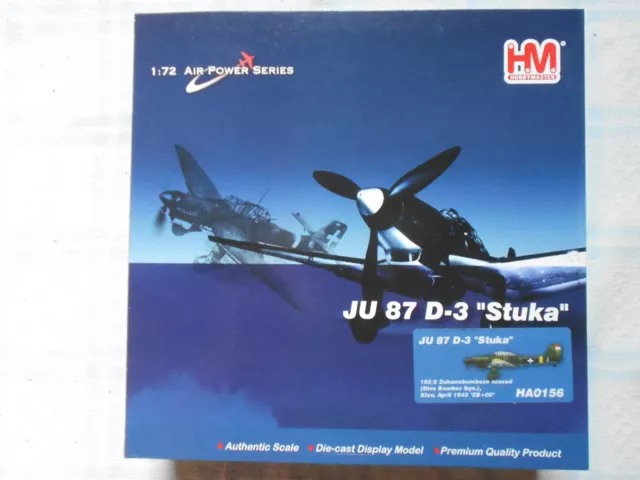 Hobbymaster Ha0156 'Ju-87 D-3 Stuka, 102/2 Zuhanobombazo Szazad Kiev 1943' Célé