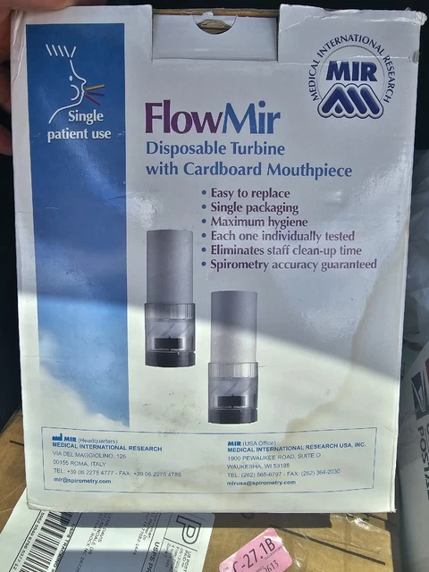 MIR FlowMIR Disposable Turbines With Mouthpieces 910004 pack of 50