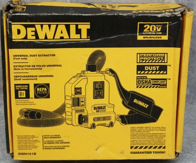 DeWalt DWH161B Compact Universal Dust Extractor (Bare Tool)