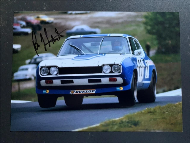 Signed 12x8 photo Hans-Joachim Stuck Ford Capri RS2600 Nurburgring 1000kms 1972