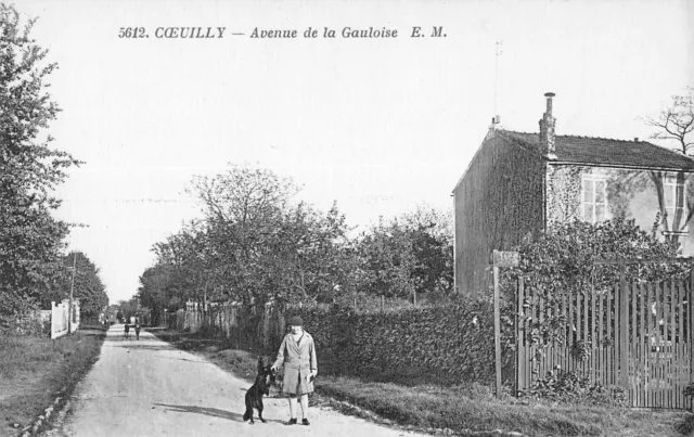 Cpa 94 Coeuilly Avenue De La Gauloise