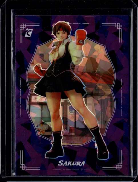 2023 Cardsmiths Street fighter Card Vega 17/25 Ruby Red Gemstone Refractor