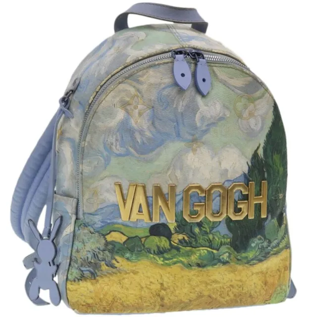 LOUIS VUITTON M64607 Van Gogh Masters Collection Round Zipper Wallet Ex++  0316T