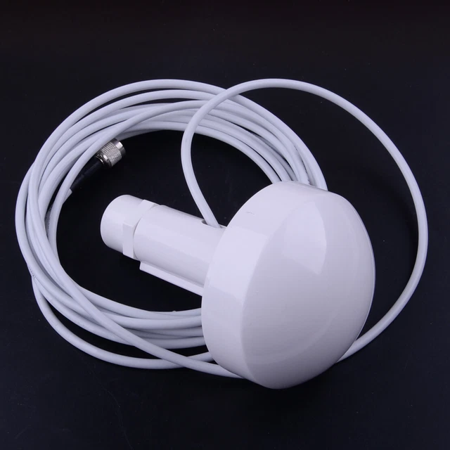 EXTERNAL MARINE GPS Antenna with BNC Connector 5m Fit For Garmin Boat