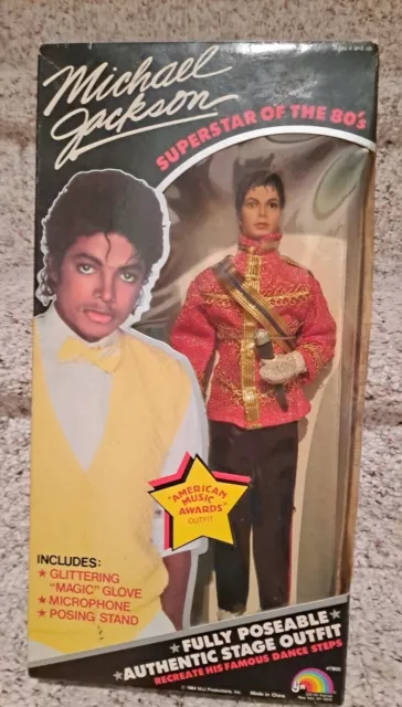 Michael Jackson 12" Collectors Doll 1984 LJN American Music Awards Outfit