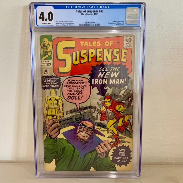 Tales of Suspense #48 Debut of Iron Man's 'Model  CGC 4. 0WP  1959 series Marvel