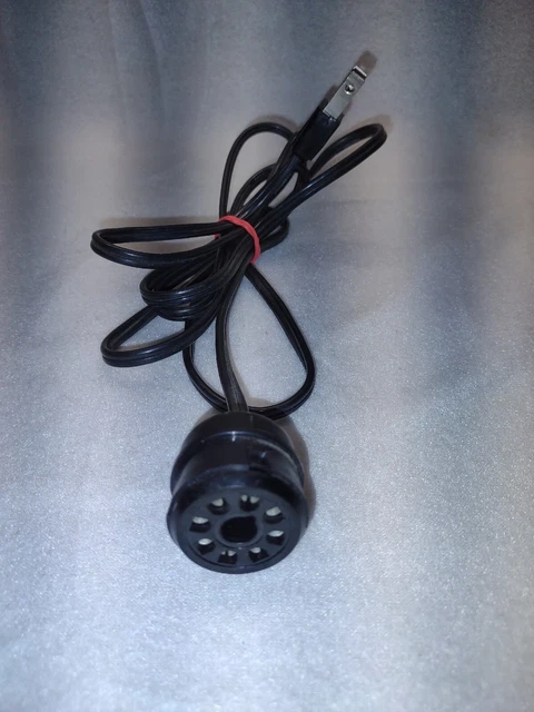 AC-T240D power cord 8-pin octal Robyn T123B and T240D Vacuum tube base CB radios