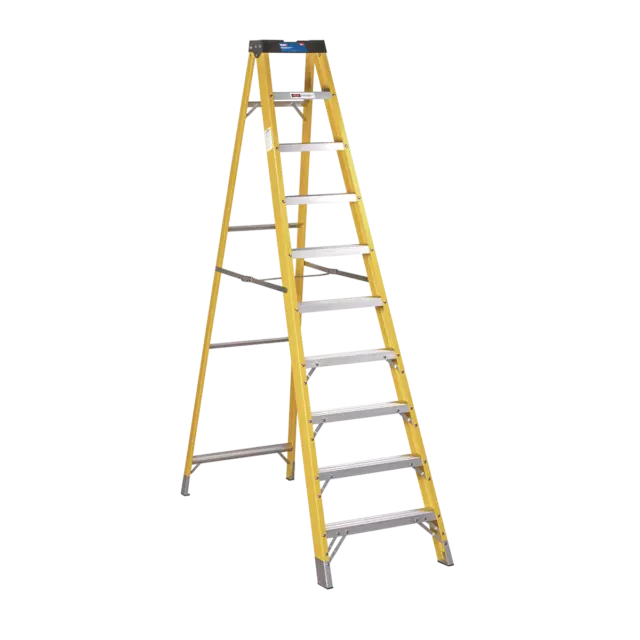 Sealey Fibreglass Step Ladder 9-Tread EN 131 - FSL10