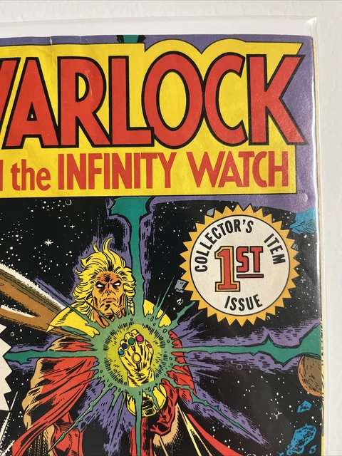 Warlock and the Infinity Watch #1 (Feb 1992) Newsstand Marvel Infinity Gauntlet 3
