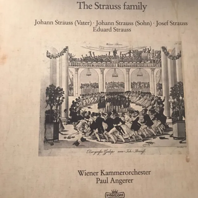 Die Strauss-Familie Wiener Kammerorchester (1983) Intercord 5 LP
