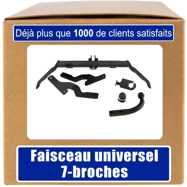 Pour Citroen Xsara Picasso 5P 04-11 Attelage fixe+faisc. 7b uni. Compl.