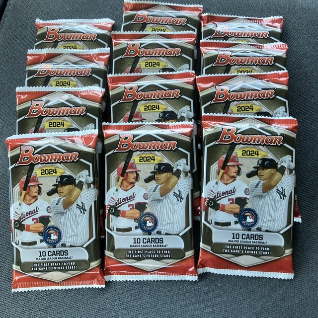 2024 BOWMAN MEGA Box Base Packs 12 Sealed Packs Dylan Crews Walker
