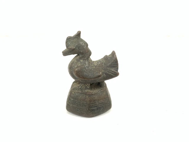 Vintage Burmese Chinthe opium weight