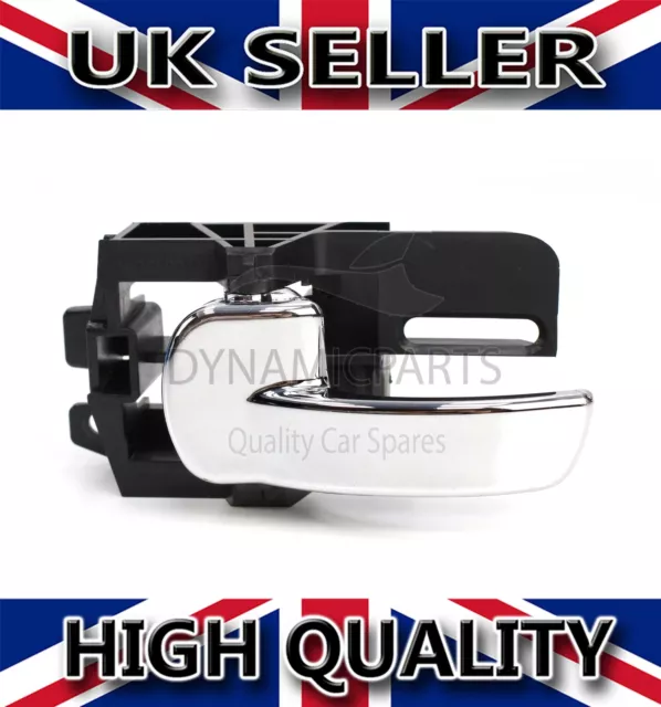 Chrome Interior Inner Left Door Handle For Nissan Qashqai 80671Jd00E 2007-2013