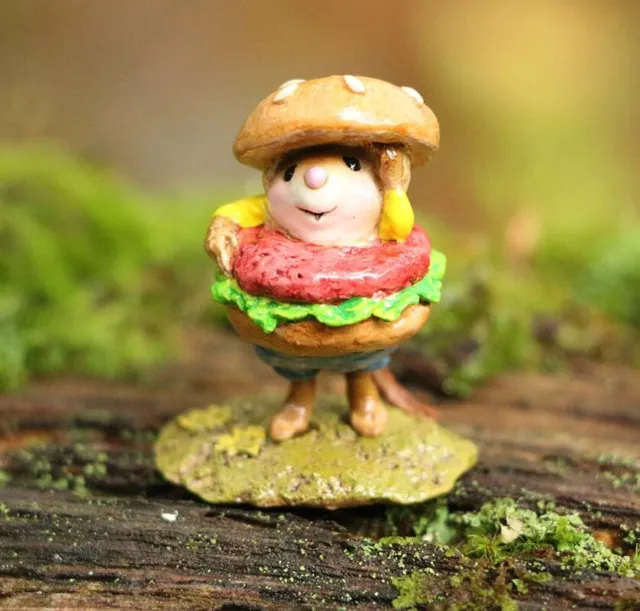 Wee Forest Folk Limited Edition Figurine M-669d - Halloween Hamburger