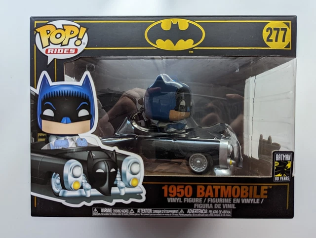 FUNKO POP RIDES! 1950 BATMOBILE #277 DC UNIVERSE COMICS BATMAN