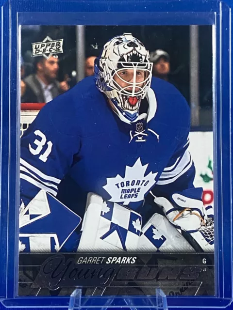 2015-16 Upper Deck Garret Sparks Young Guns YG Rookie RC #480