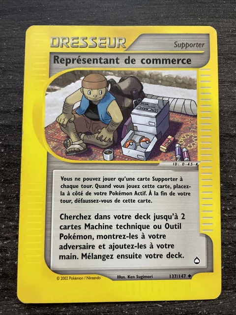Representant De Commerce Unco - Pokemon 137/147 Aquapolis Proche Du Neuf Fr