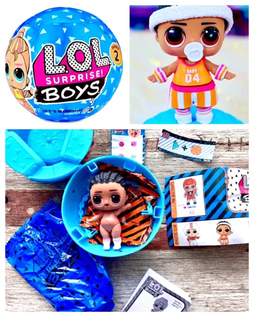 LOL Surprise Dribble Boys Series 2 Basketball Player Boy Doll Sealed Blind Bags