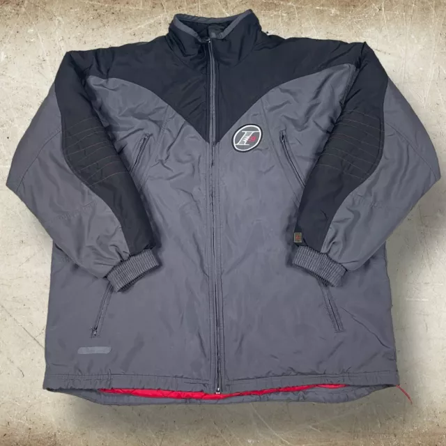 VTG 90’s Y2K Men's Reebok Allen Iverson Full Zip Heavy Winter Jacket Coat Sz XL